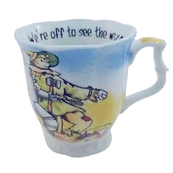 Wizard Of Oz Footed Were Off To See The Wizard Nice Paul Cardew 2011 Cup  Mug - Picture 1 of 8